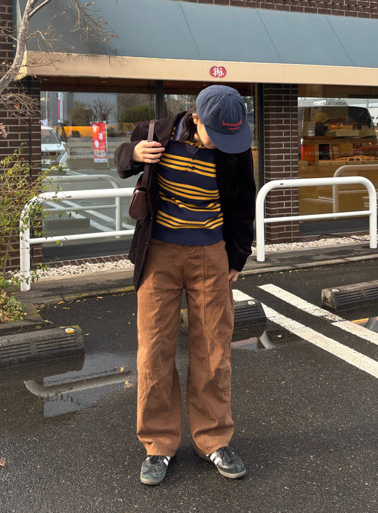 ブラウンワイドパンツ DPB63256