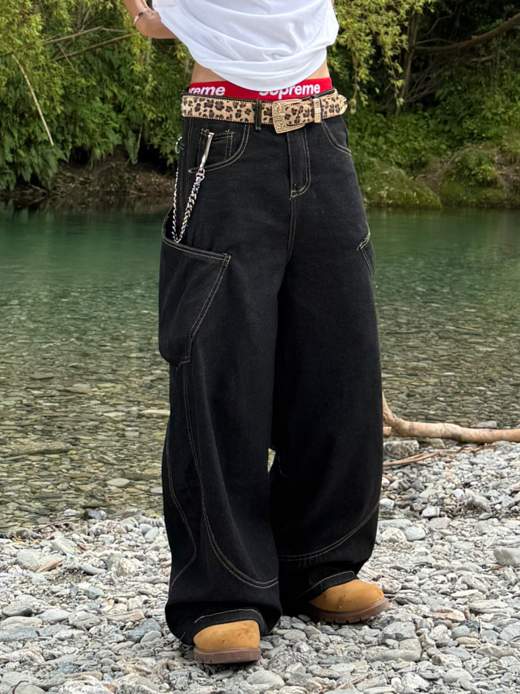 Kenshin_ブラックバルーンパンツ DPB73378