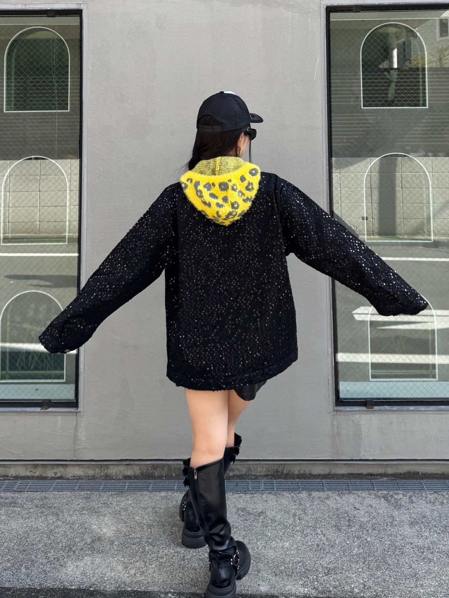 レオパードジップニット DPB86143