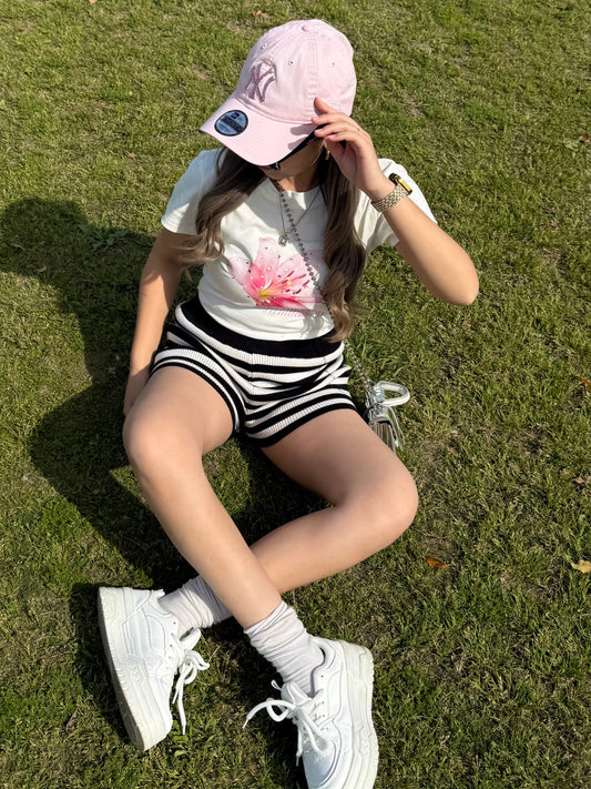 フローラルショートTシャツ DPB73625
