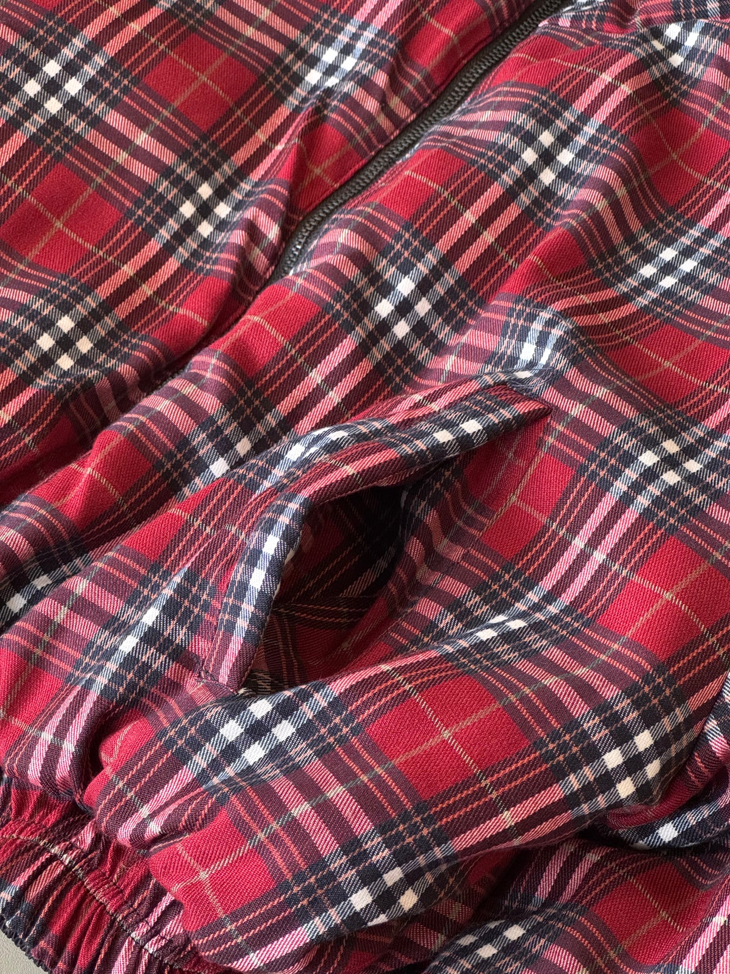 リバーシブルチェックダウンジャケット DPB91054