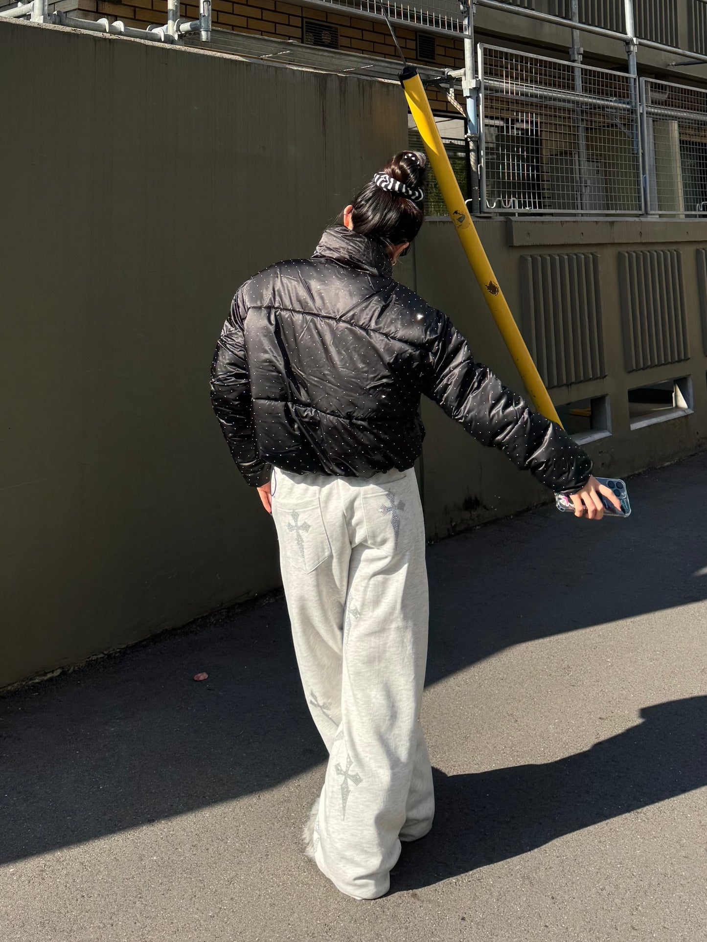 クロスラメスウェットパンツ DPB86167