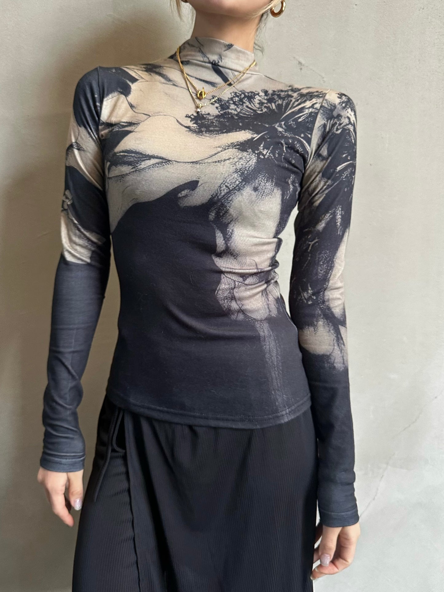 フラワーシースルートップス DPB26661