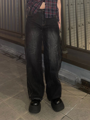 ダメージビッグシルエットデニムパンツ DPB74149