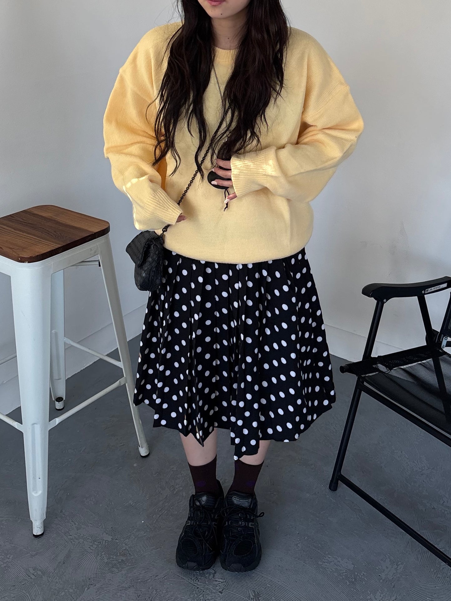 ドットミディアムスカート DPB89095