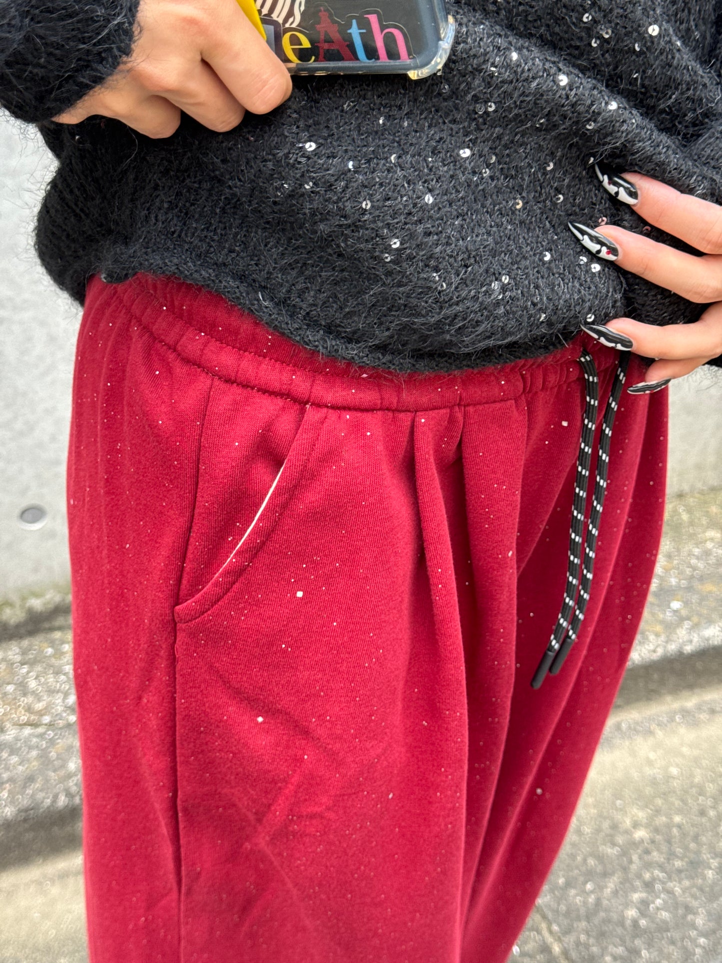 ラメスウェットパンツ DPB86151