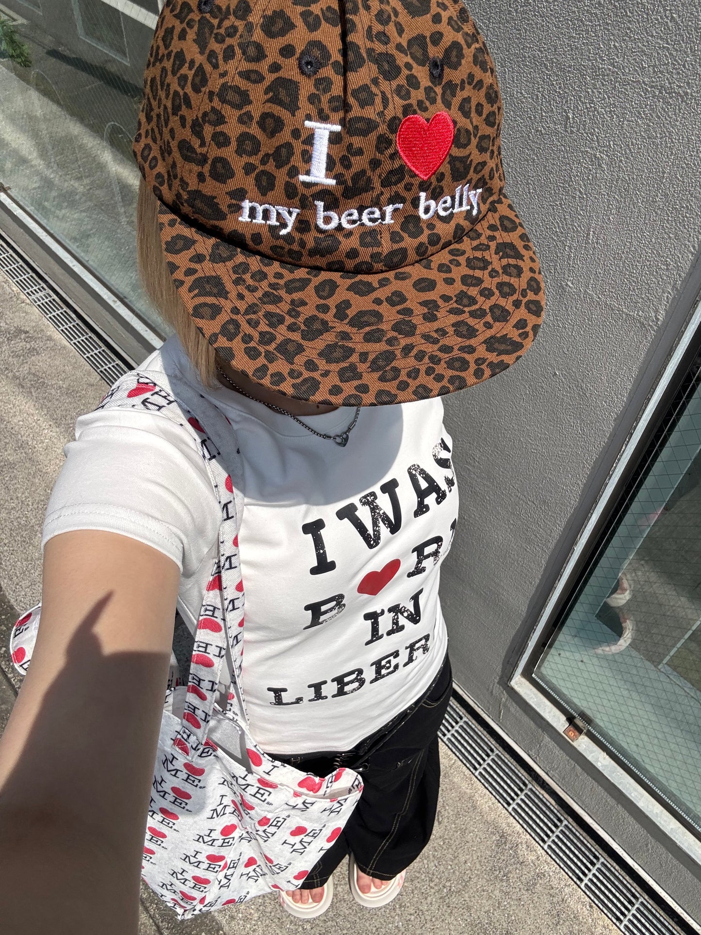 ハートロゴクロップドTシャツ DPB86261