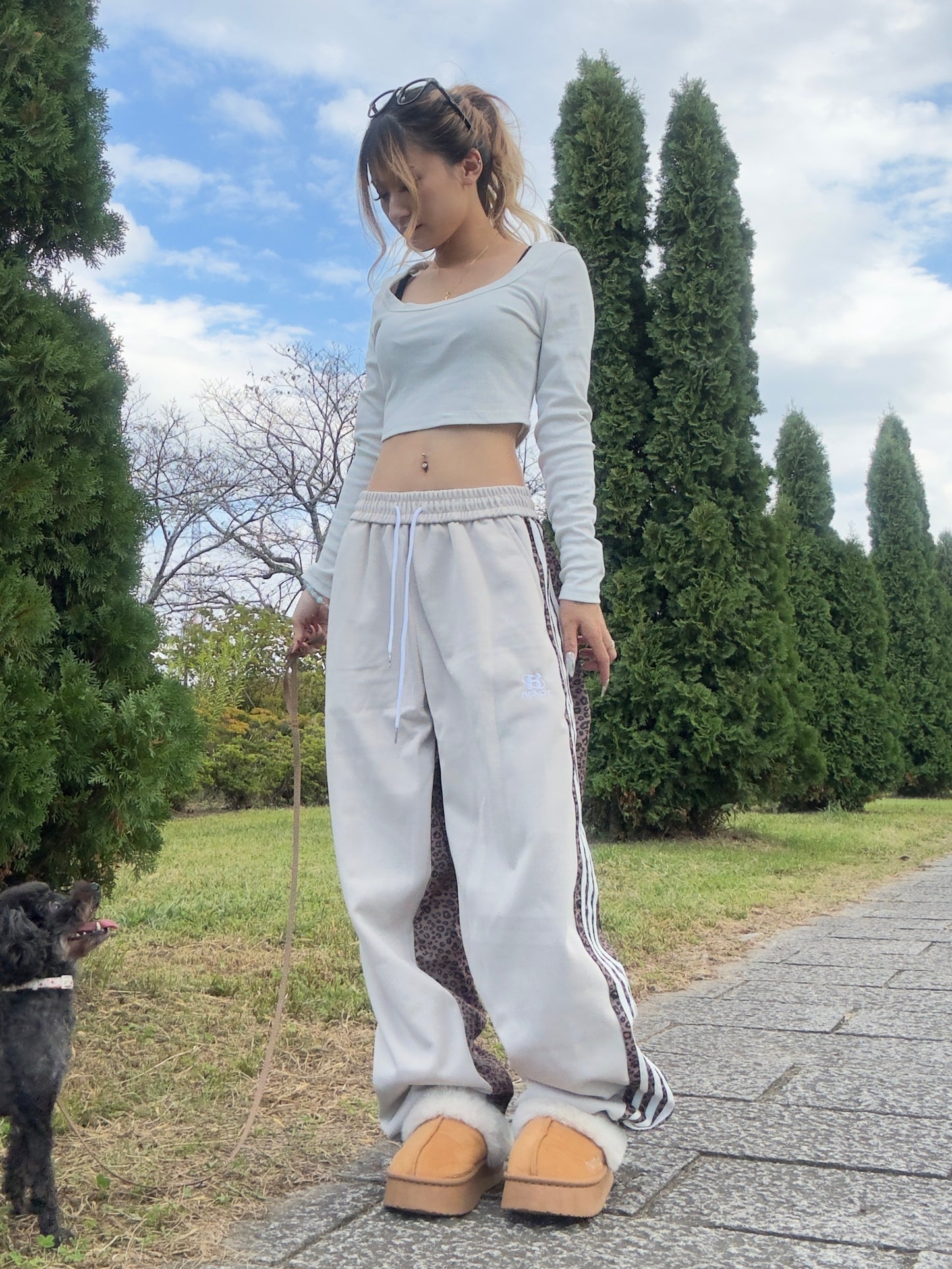 レオパードスウェットパンツ DPB42459