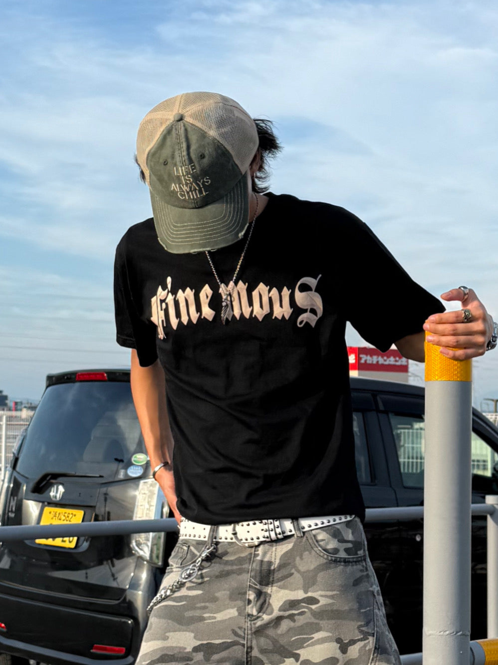ゴシックレタリングTシャツ DPB90004