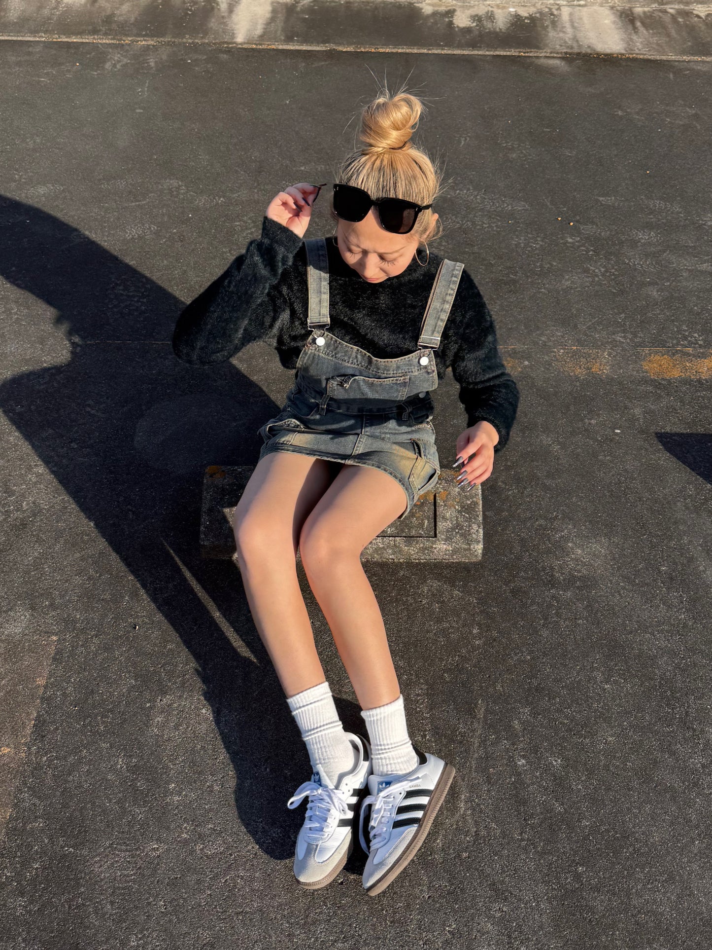 デニムミニサロペット DPB73502