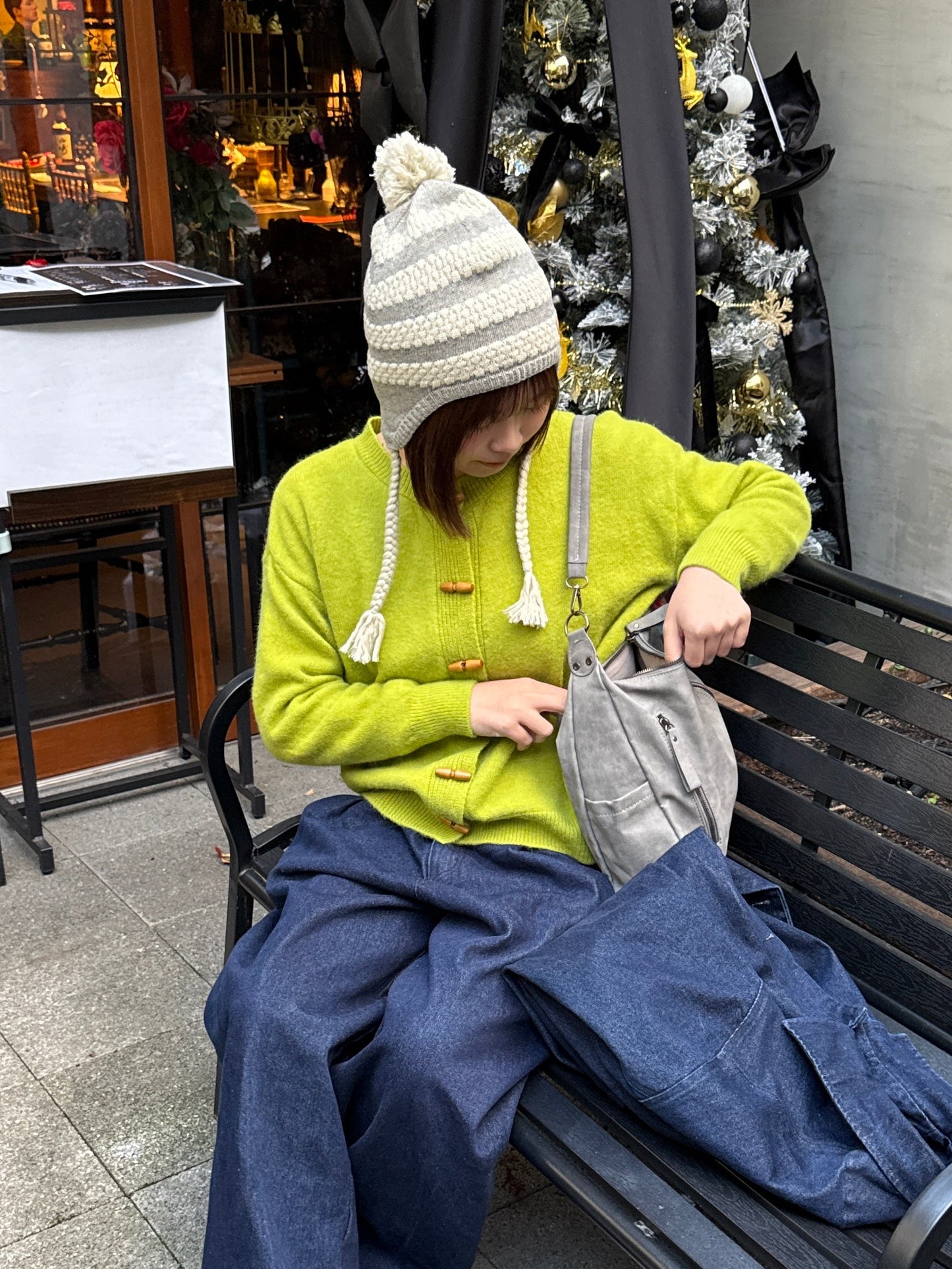 オリーブカーディガン DPC01003