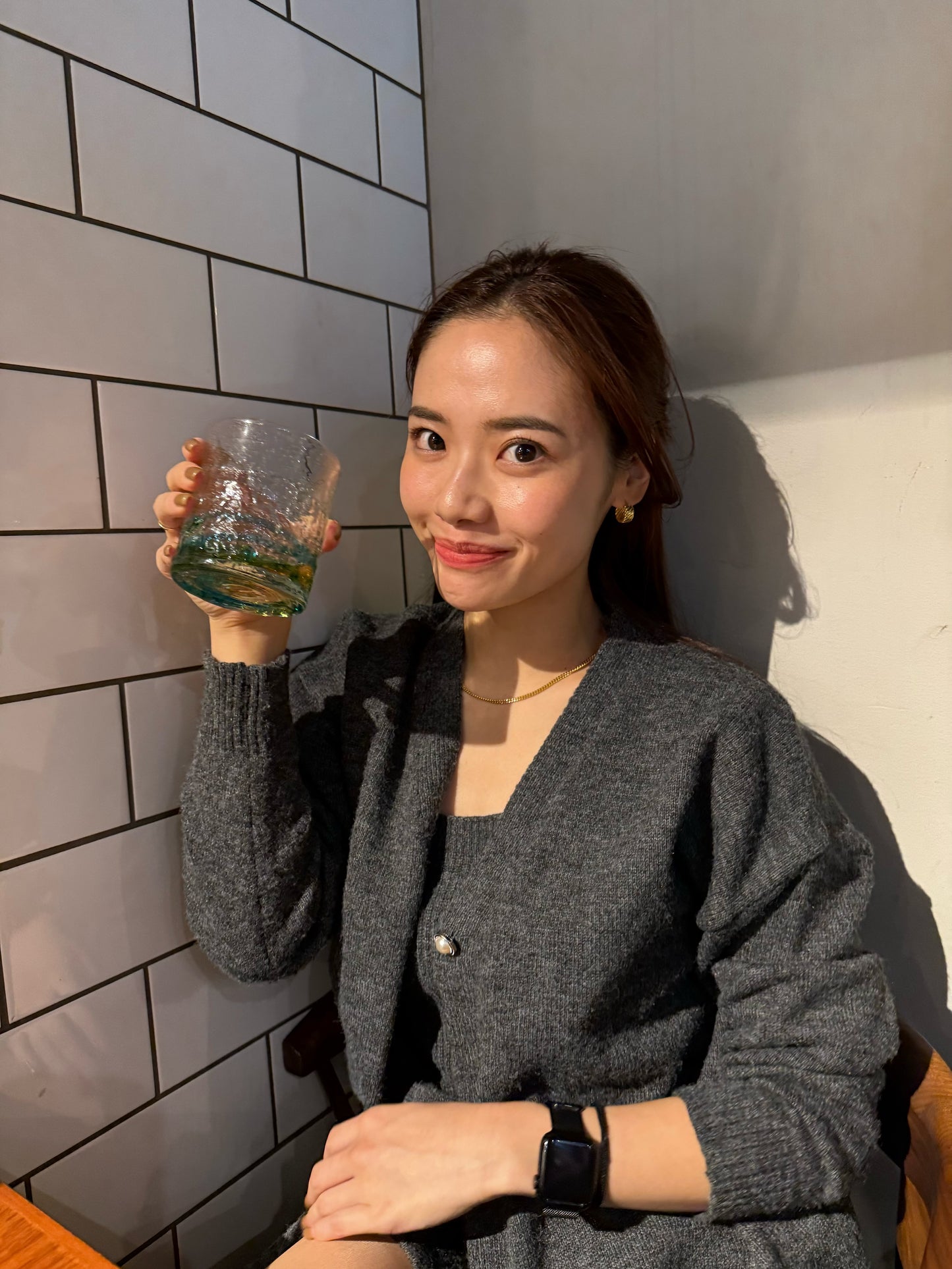 グレーセーターツーピースセット DPB47480