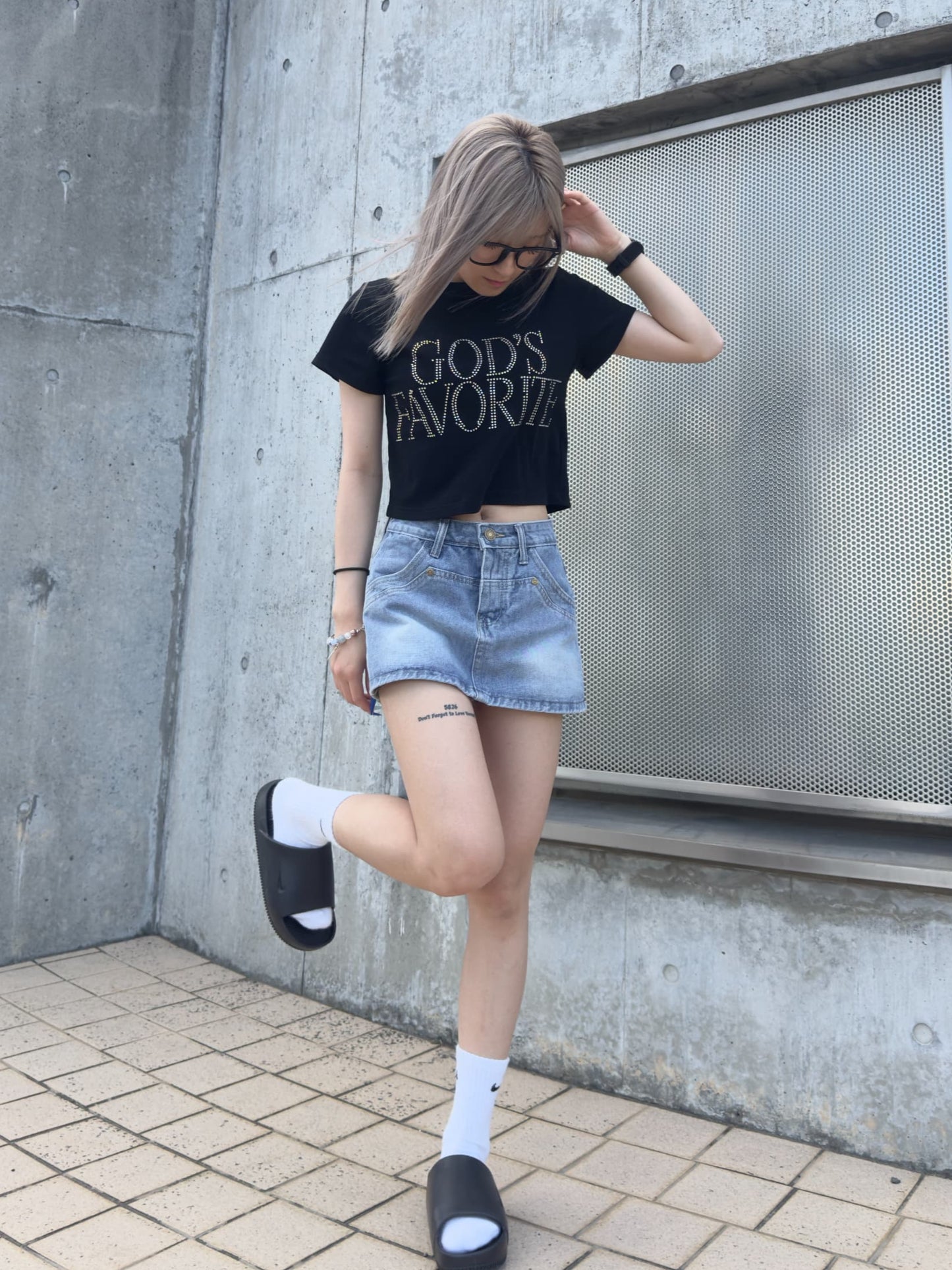 デニムミニスカートパンツ DPB42400