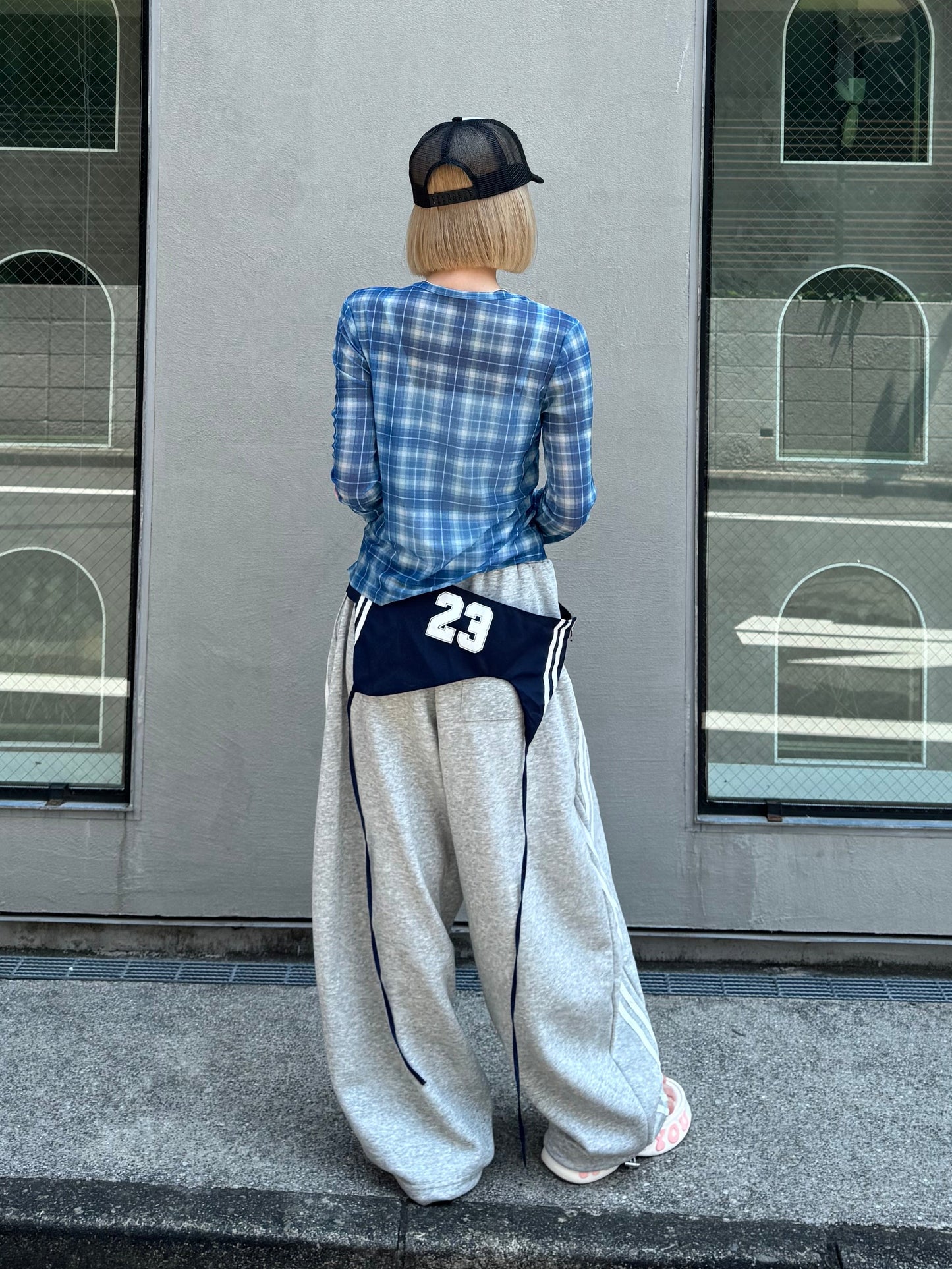 ウエストレイヤードスウェットパンツ DPB86273