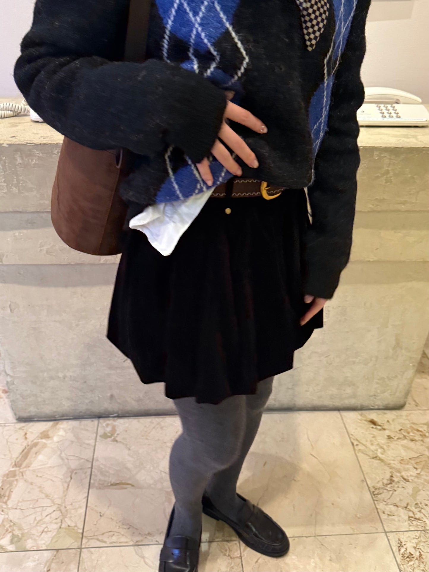 ブラックバルーンミニスカート DPA43719