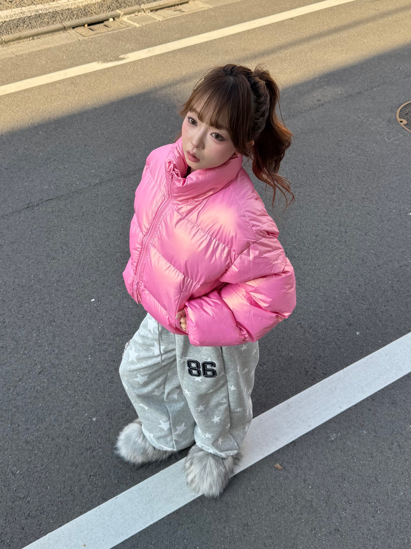 バックハートダウンジャケット DPB86179