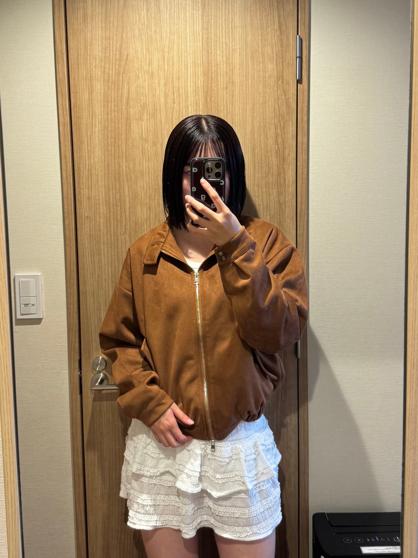 ブラウンスウェードジャケット DPB93022