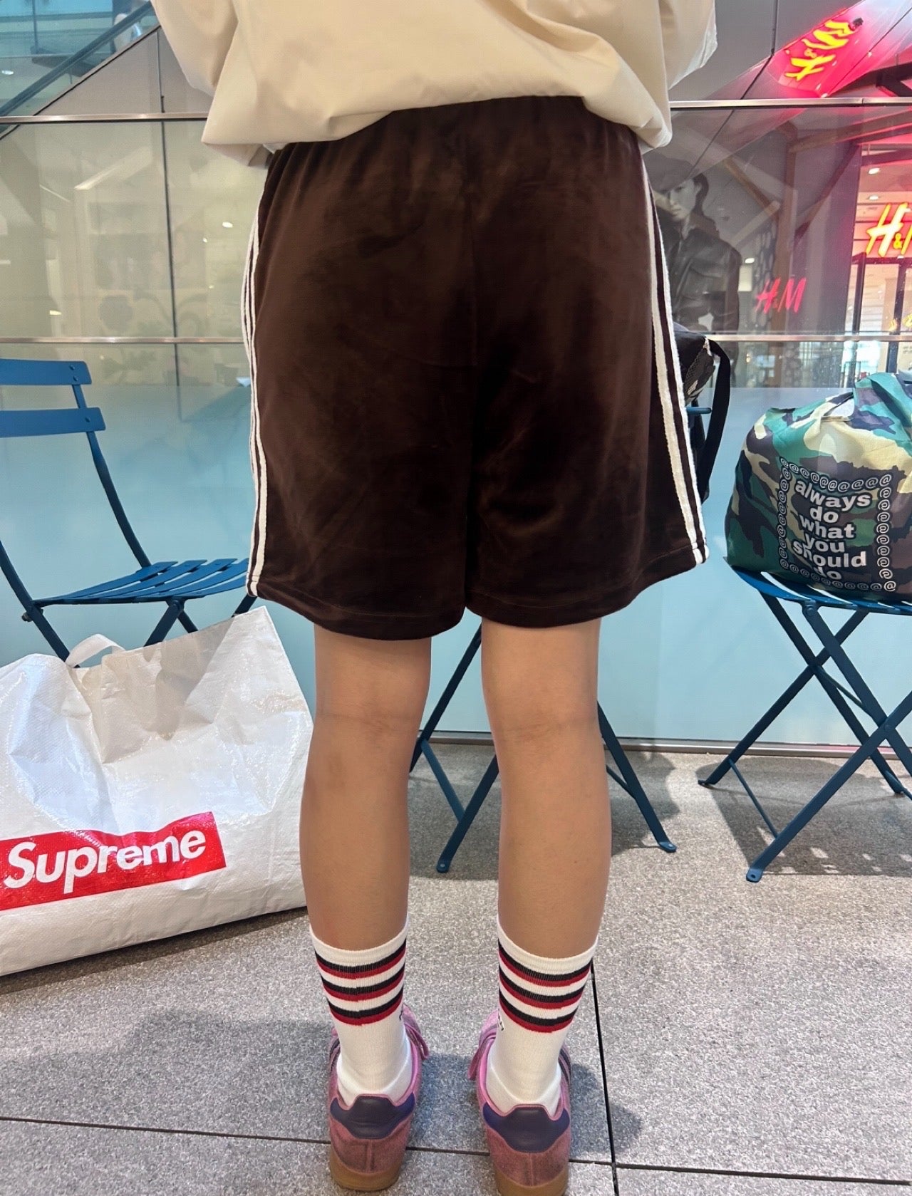 ラインアップブラウンハーフパンツ DPB92021