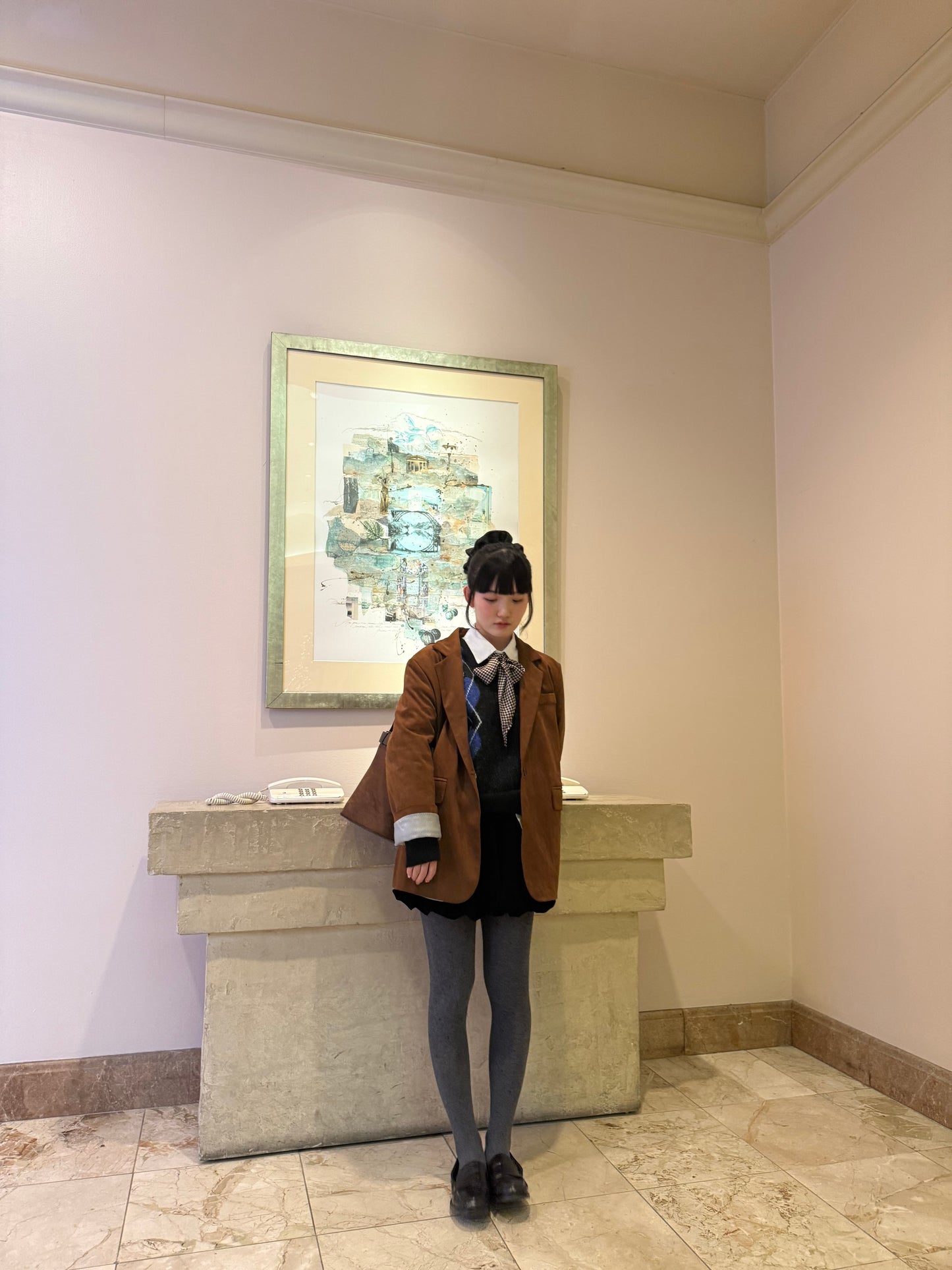 スエードライクテーラードジャケット DPA43723