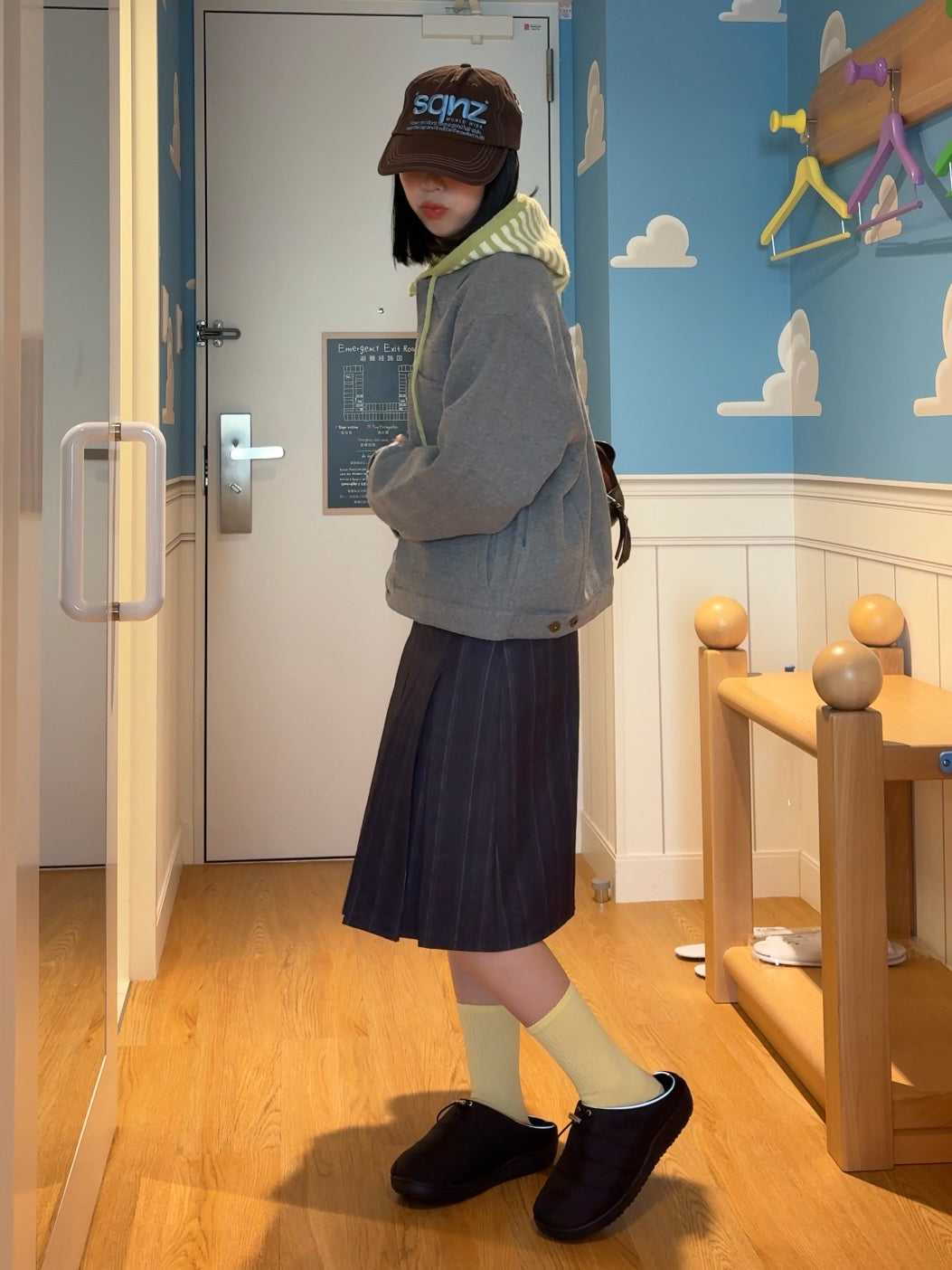 ストライププリーツスカート DPB99031