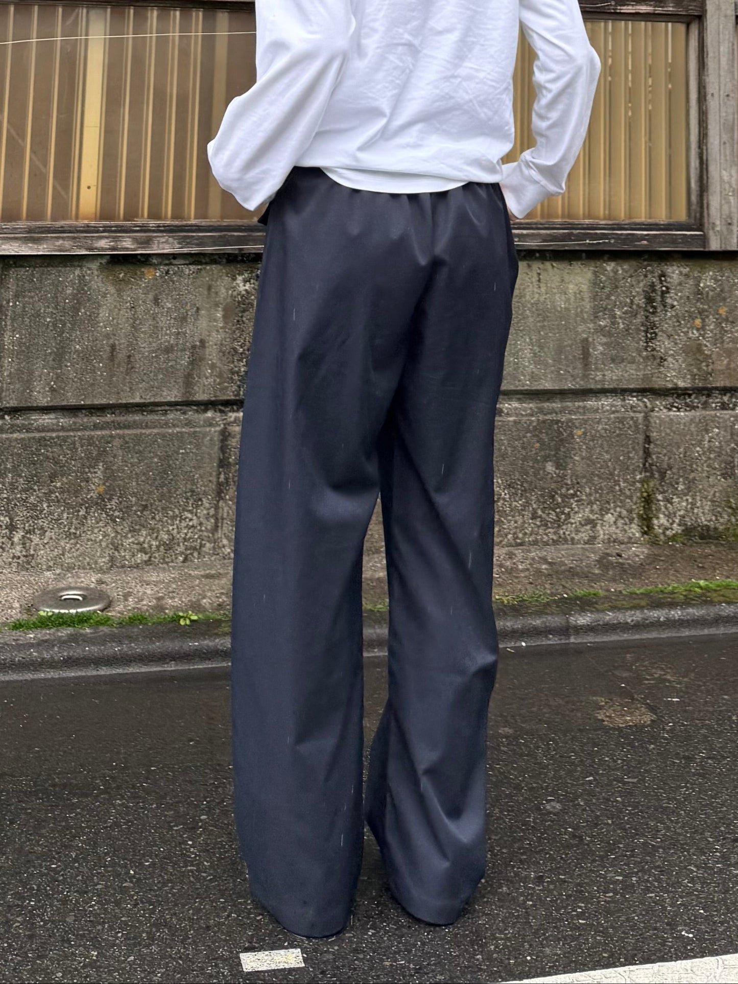 ネイビーストレートパンツ DPA43753