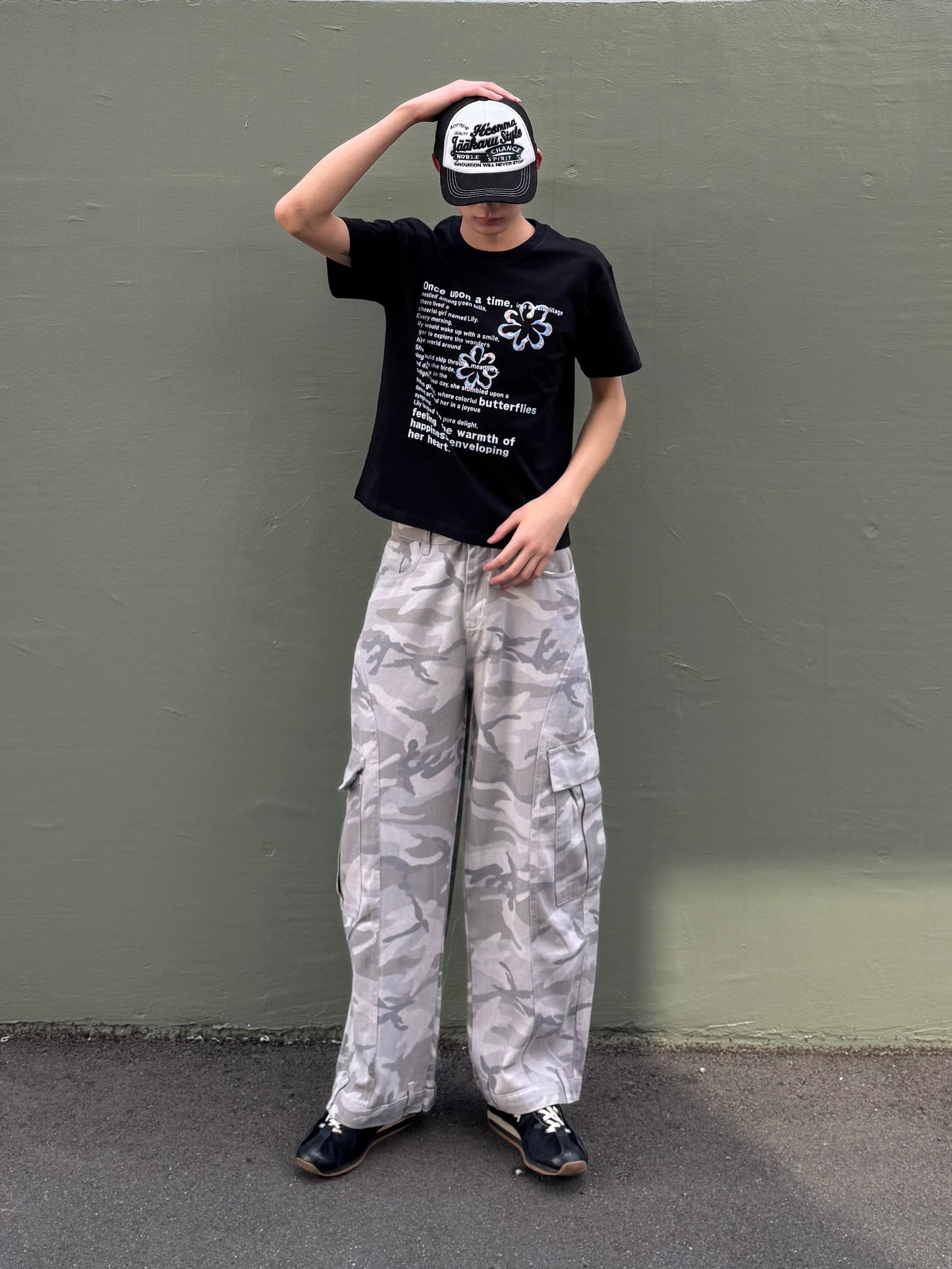 カモフラカーゴボリュームパンツ DPC05027