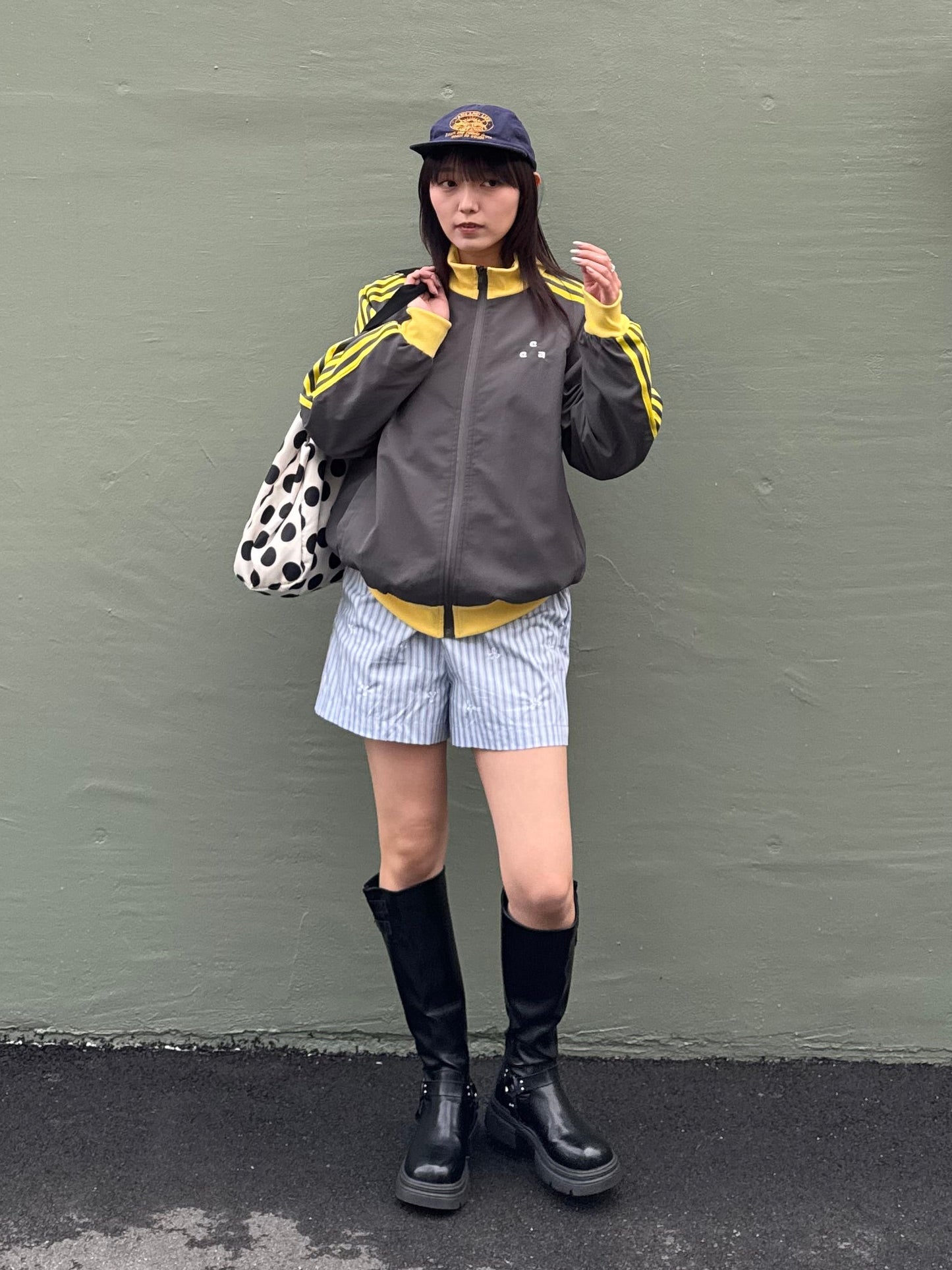 バイカラートラックジャケット DPB91089
