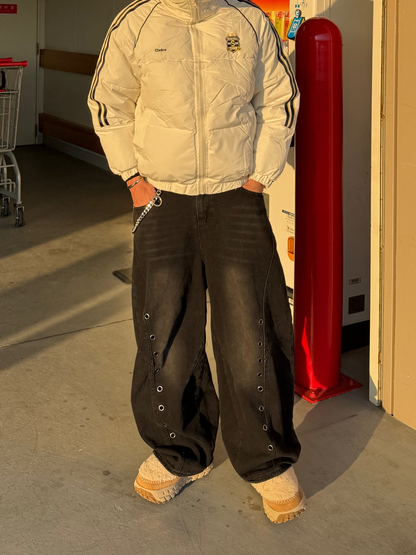 ラインホールデニムパンツ DPB90143