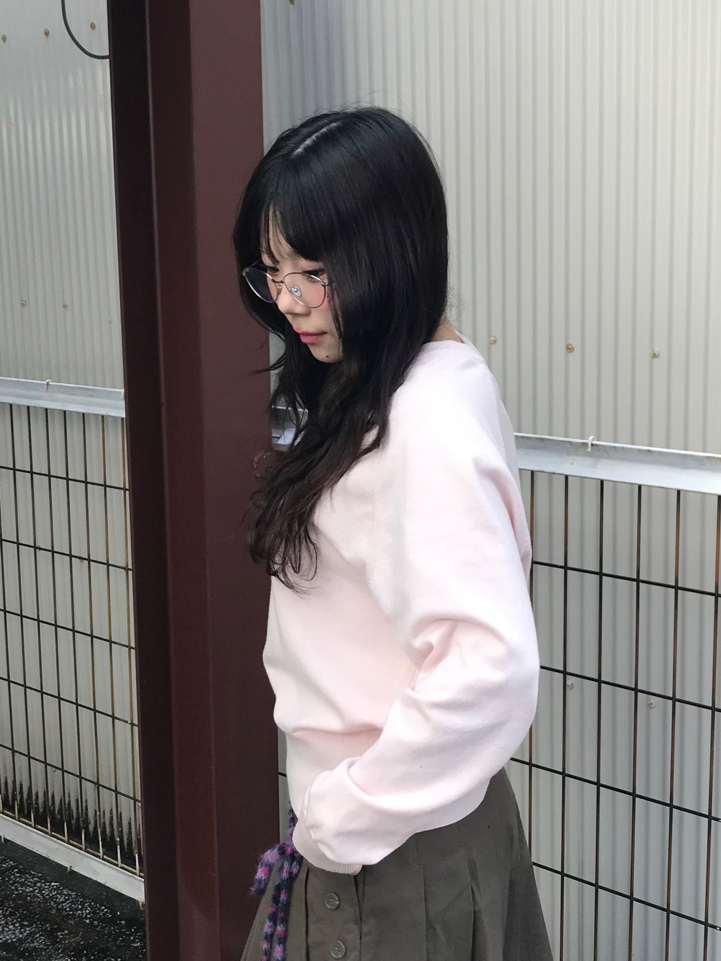 Vネックスプリングニット DPB89215