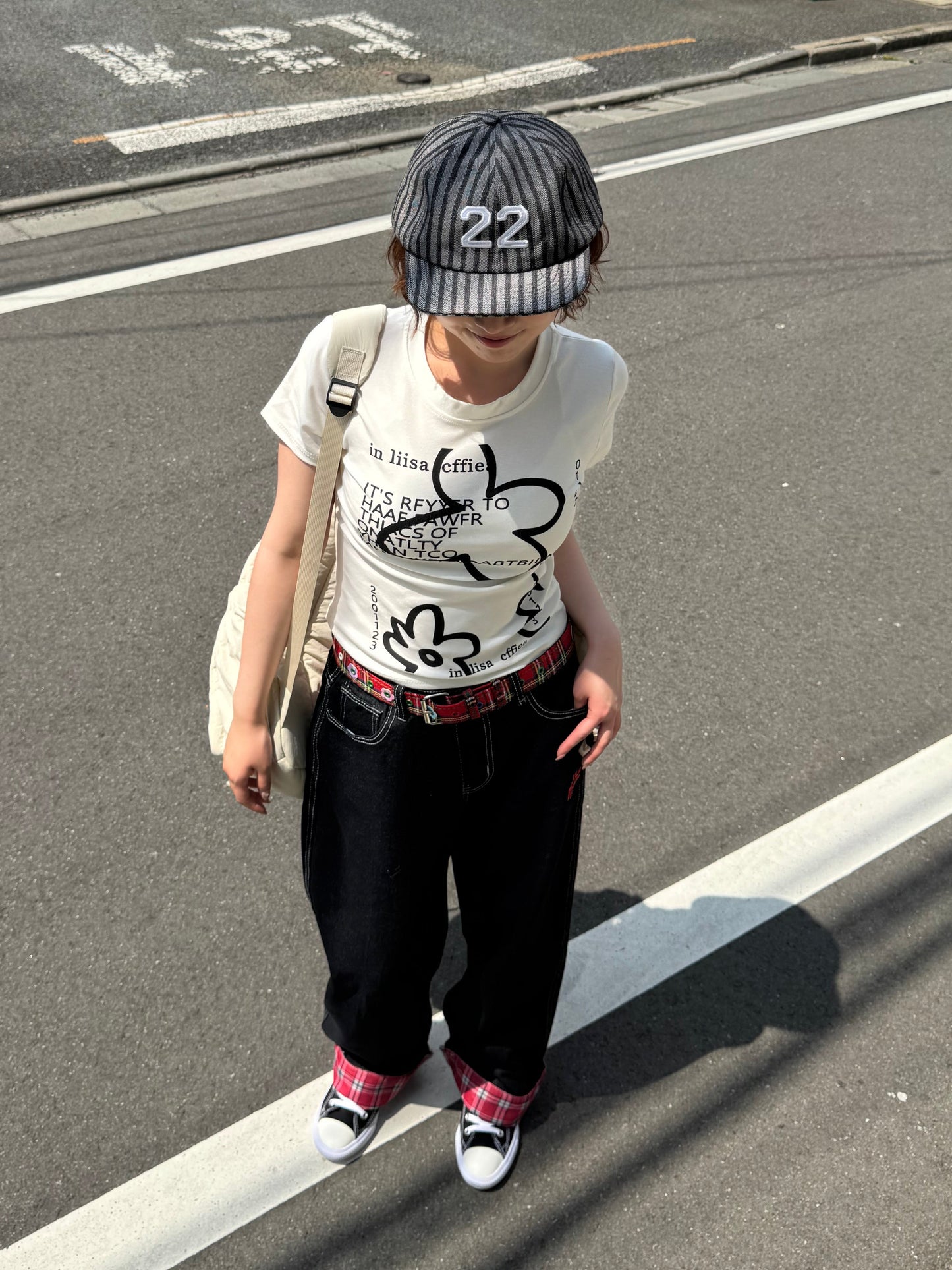 チェックポケットデニムパンツ DPB91149