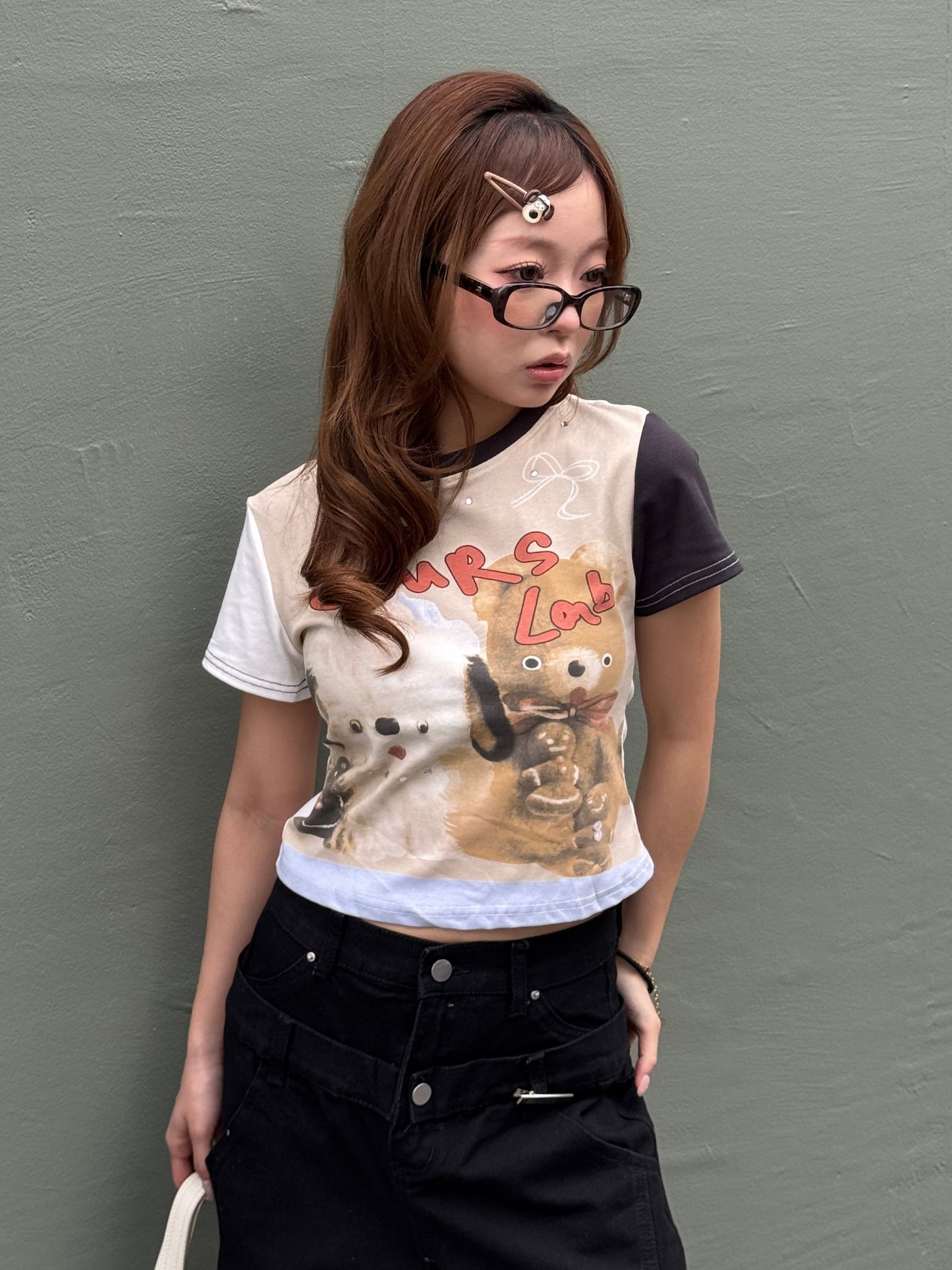 くまちゃんプリントTシャツ DPB86238