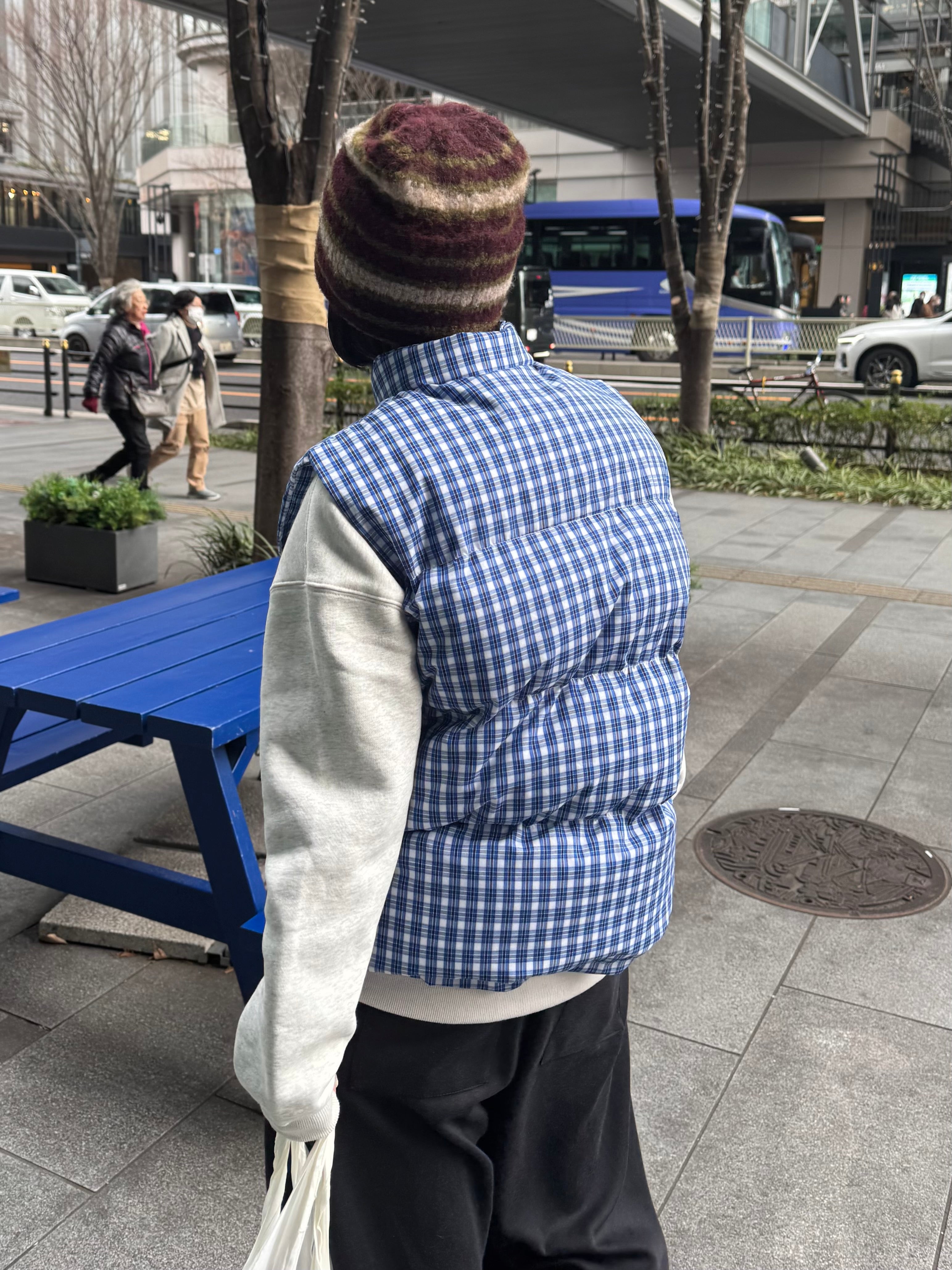 ブルーチェックダウンベスト DPB85098 – CRAMMY