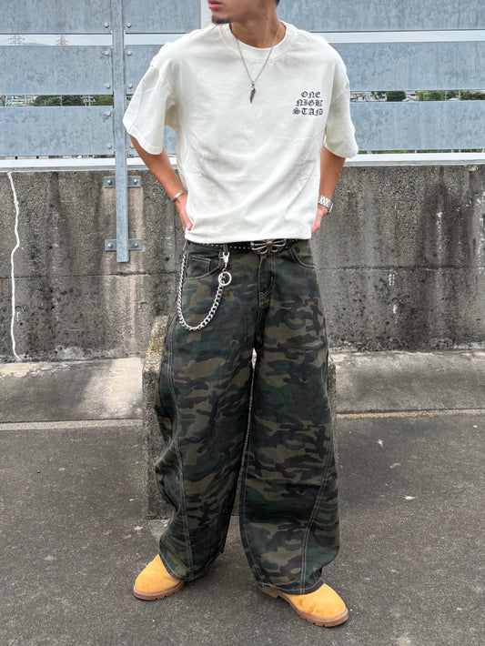 【即納】カモフラカーブシルエットパンツ DPB90226S