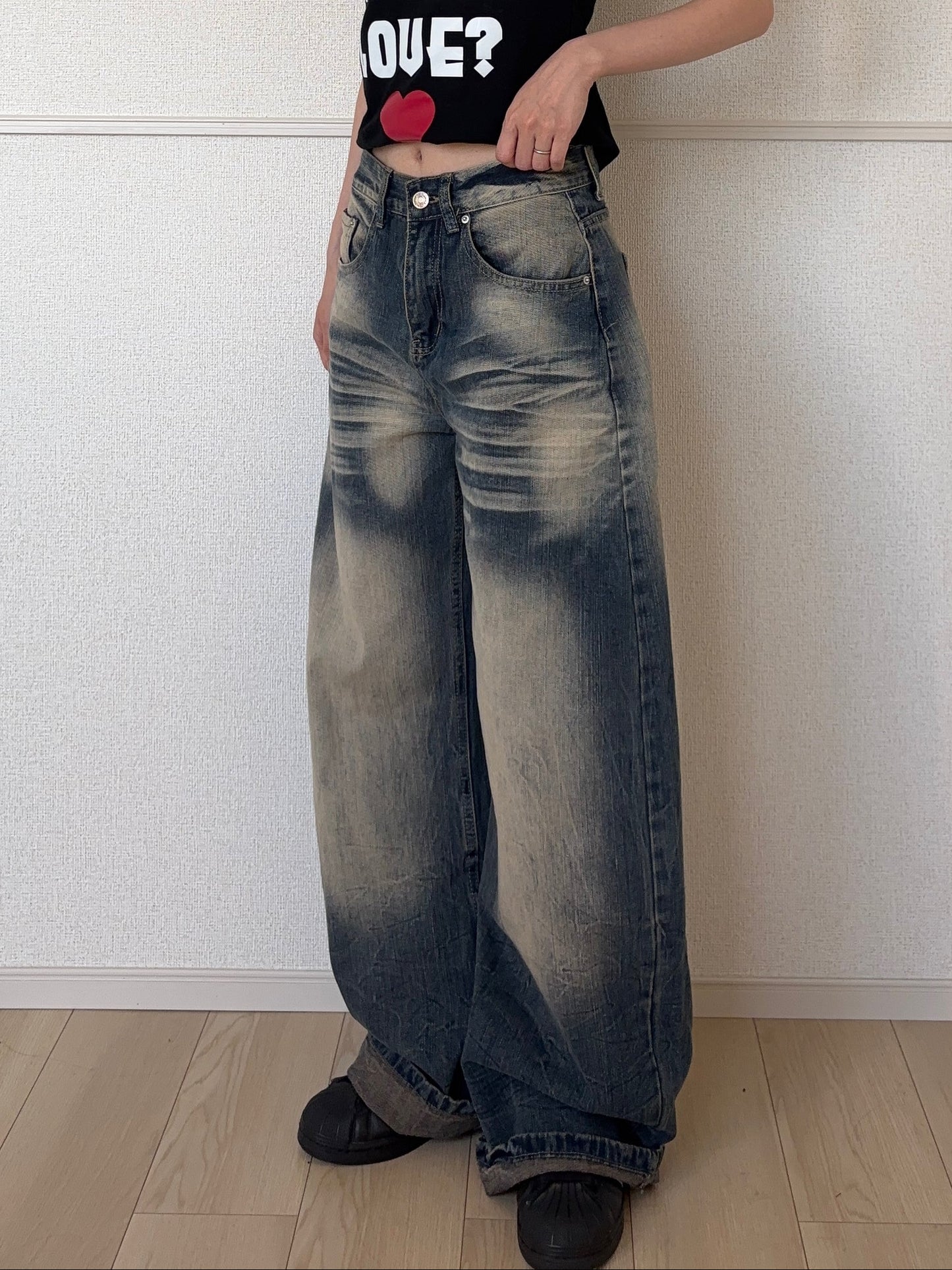 ダメージウォッシュデニムパンツ DPB88269
