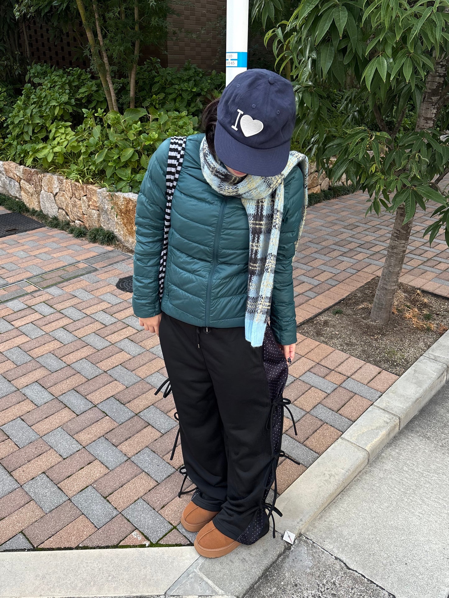 ラインドットリボンスウェットパンツ DPB89140