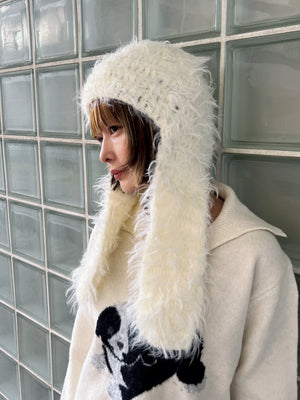 ロングイヤーデザインニット帽 DPB79218