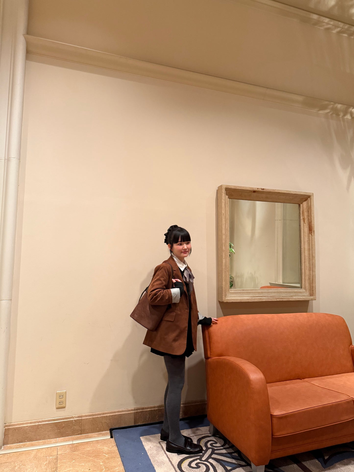 スエードライクテーラードジャケット DPA43723