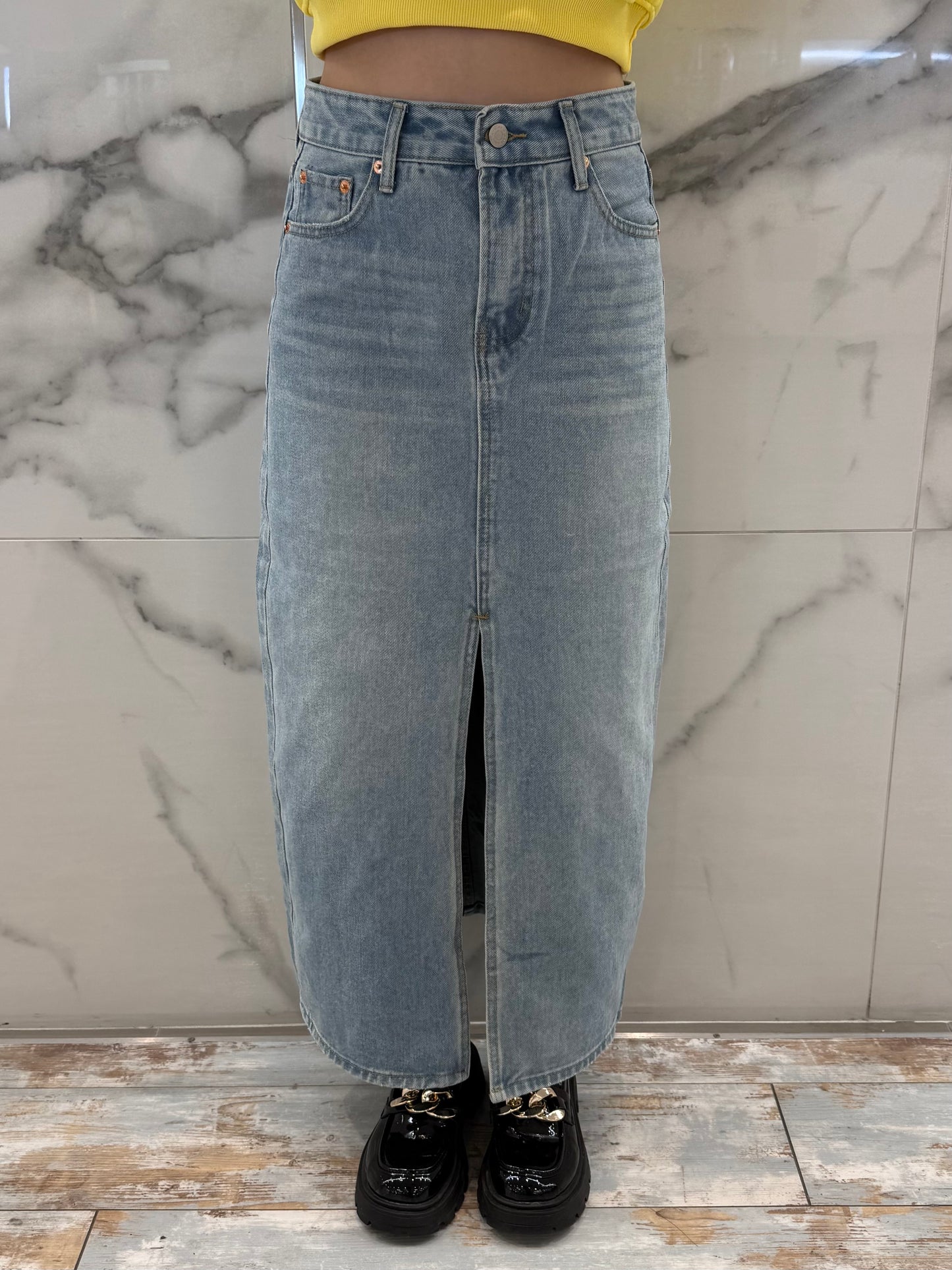 スリットデニムロングスカート DPB73567