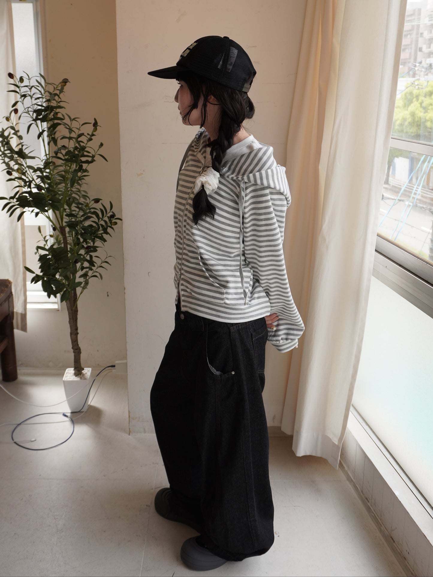 センターラインワイドデニムパンツ DPB85501