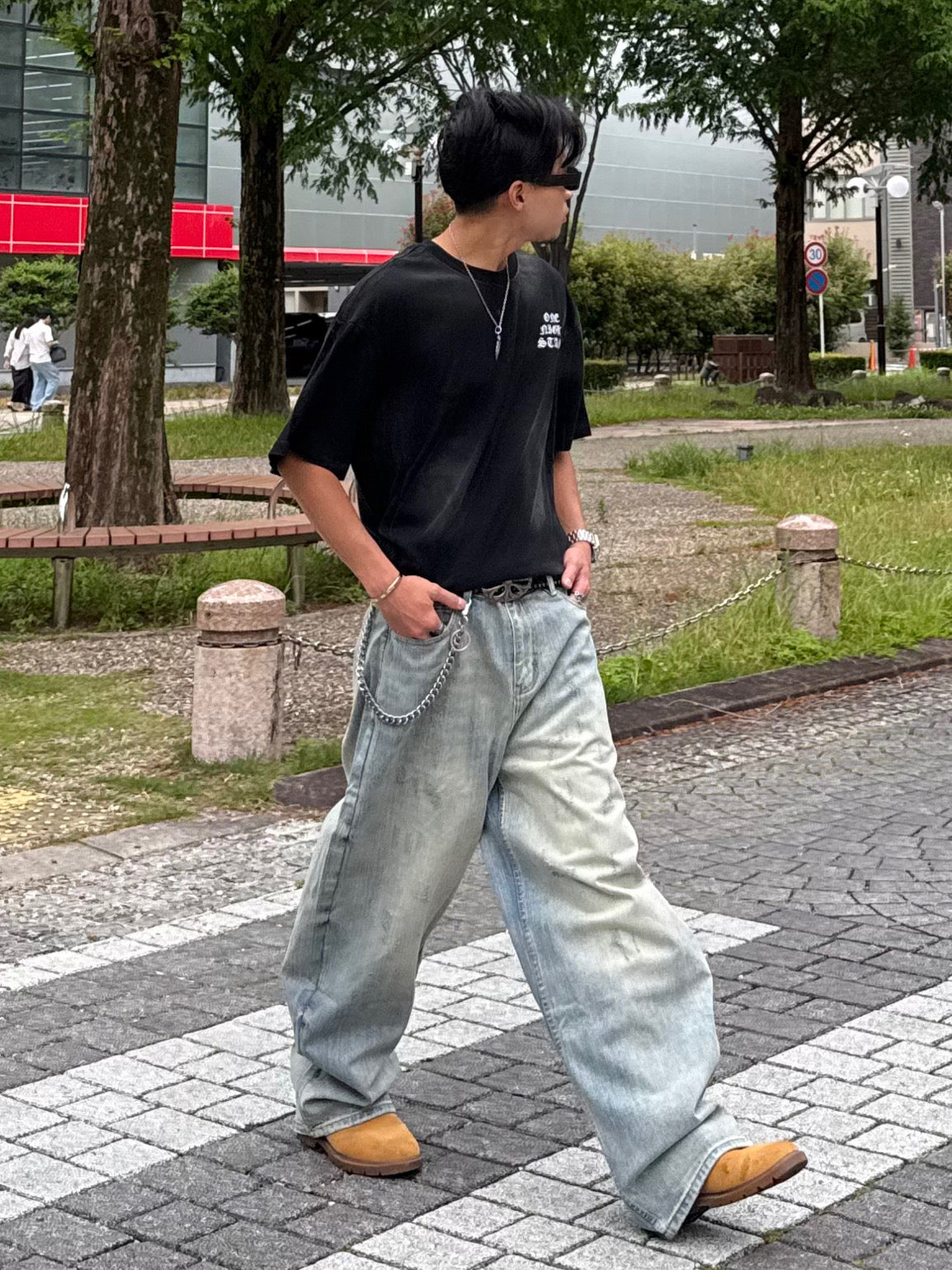 【即納】ウォッシュバルーンデニムパンツ DPB90219S