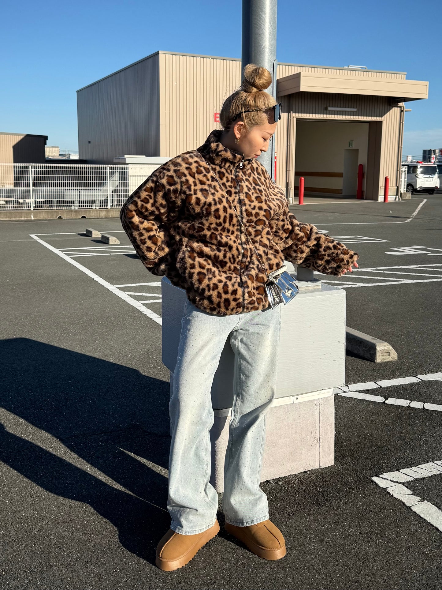 リバーシブルレオパードジャケット DPB73508