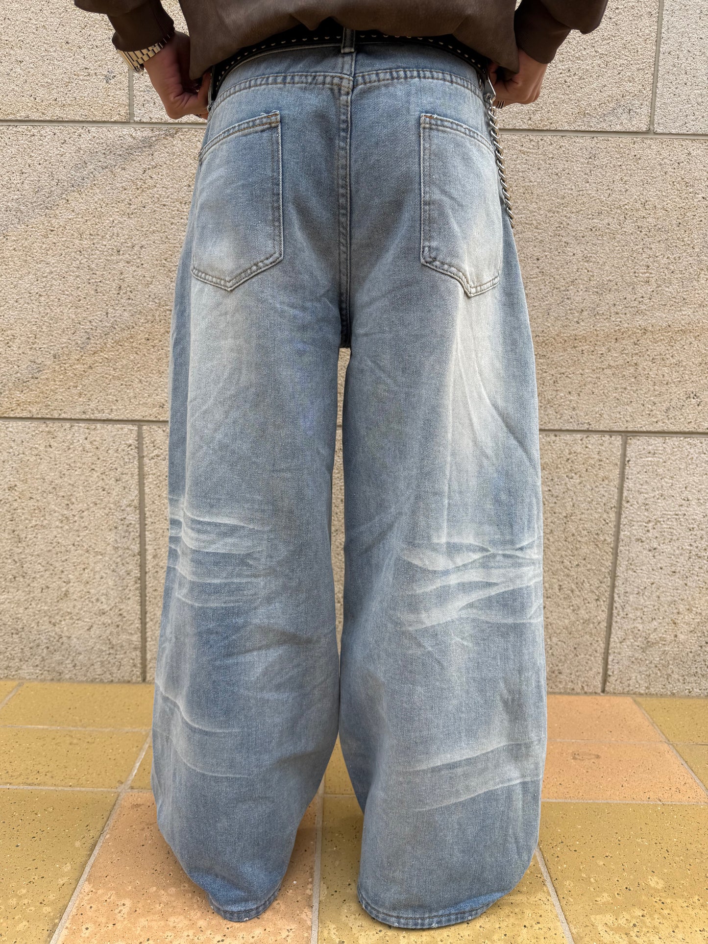 ウォッシュデニムパンツ DPB90079