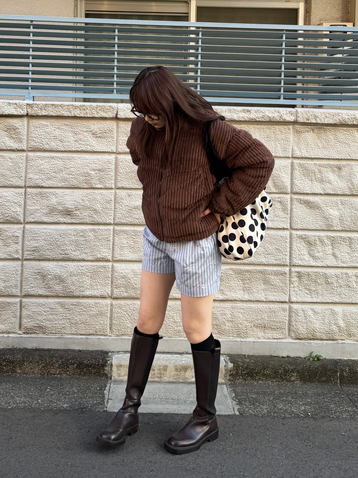 コーデュロイ中綿ジャケット DPB91066