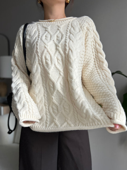 ルーズケーブルニット DPB56360