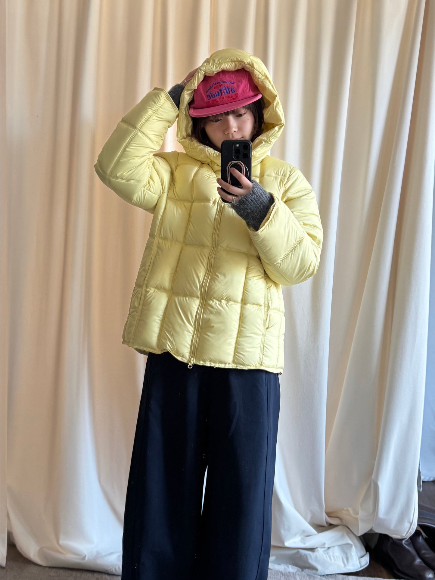 レモンイエロー中綿ジャケット DPB91071
