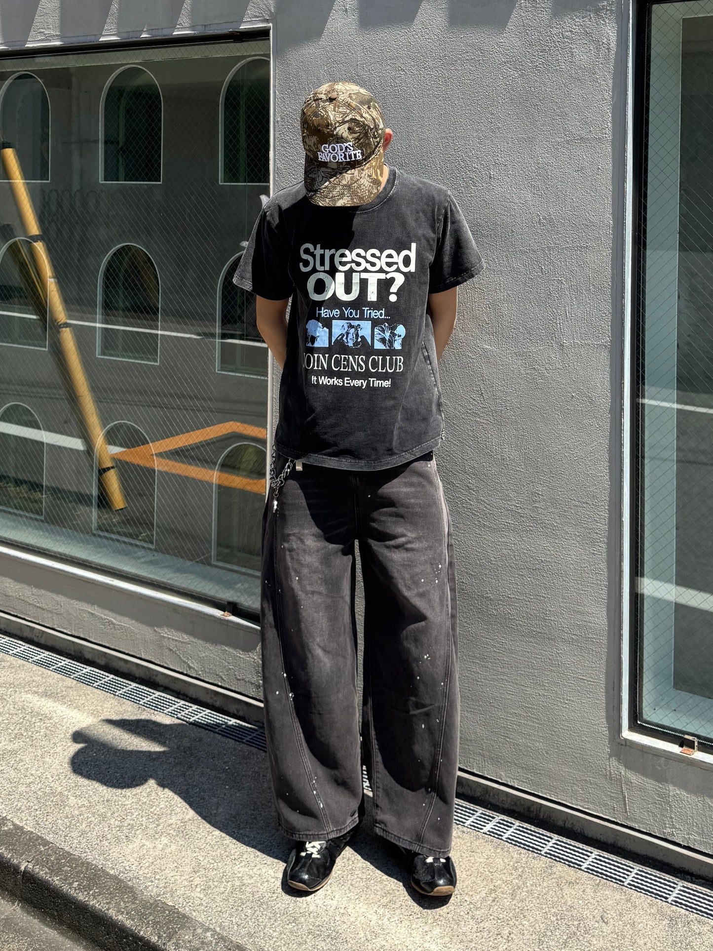ペイントデザインデニムパンツ DPC05050