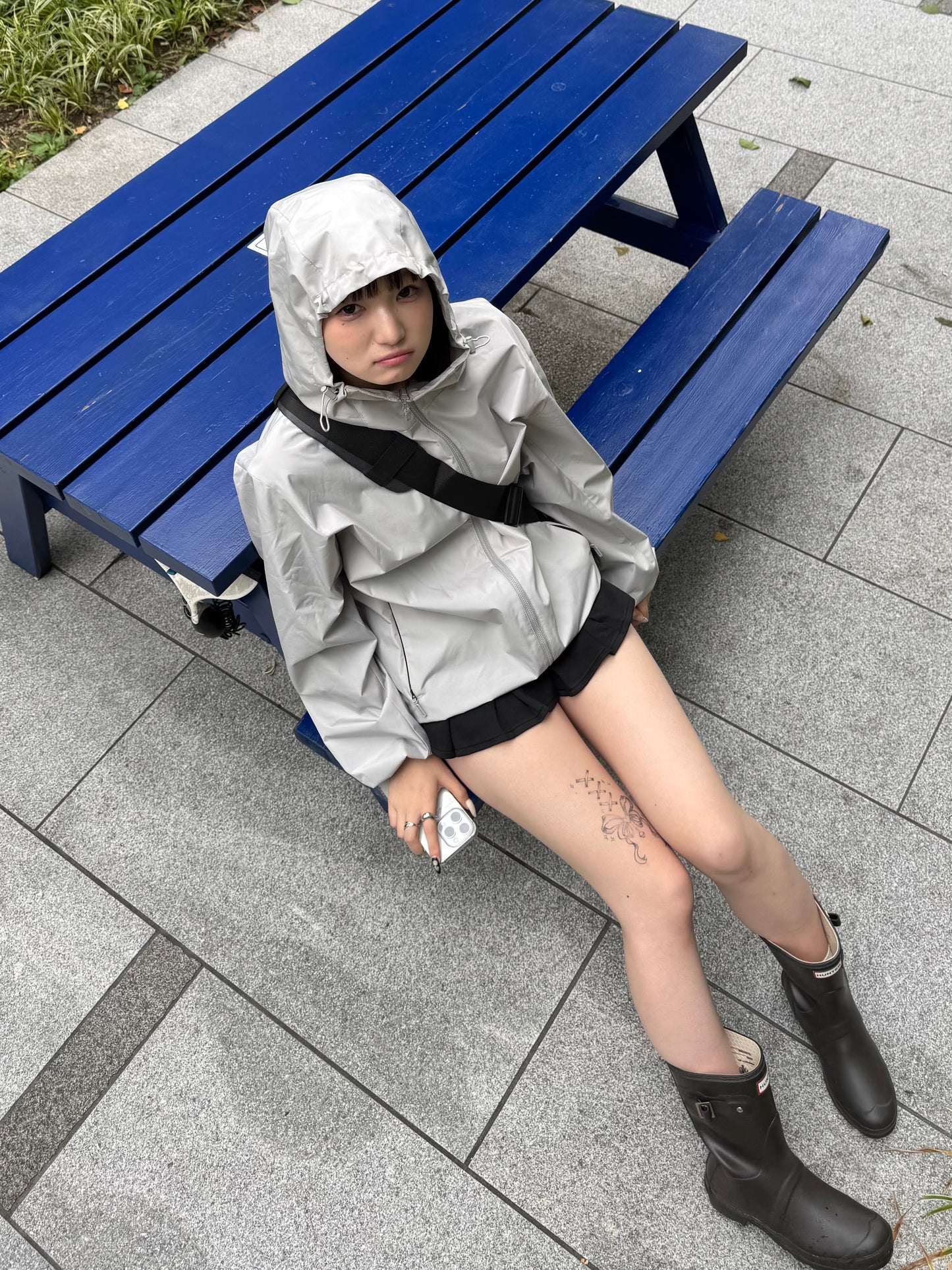 プリーツショートスカートパンツ DPB85355