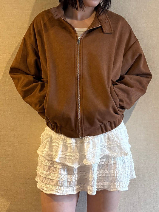 ブラウンスウェードジャケット DPB93022