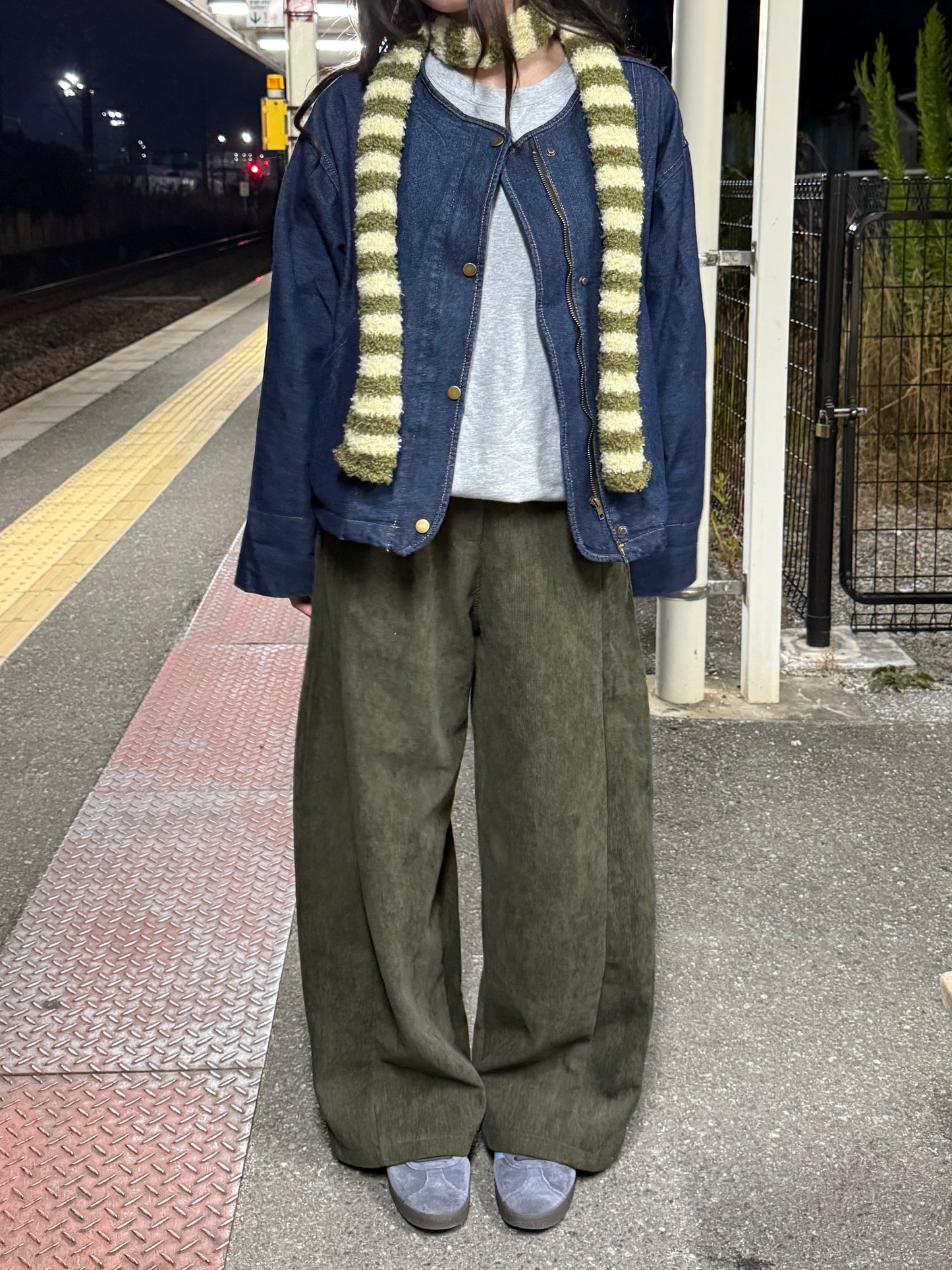 チェックデニムジャケット DPC01009