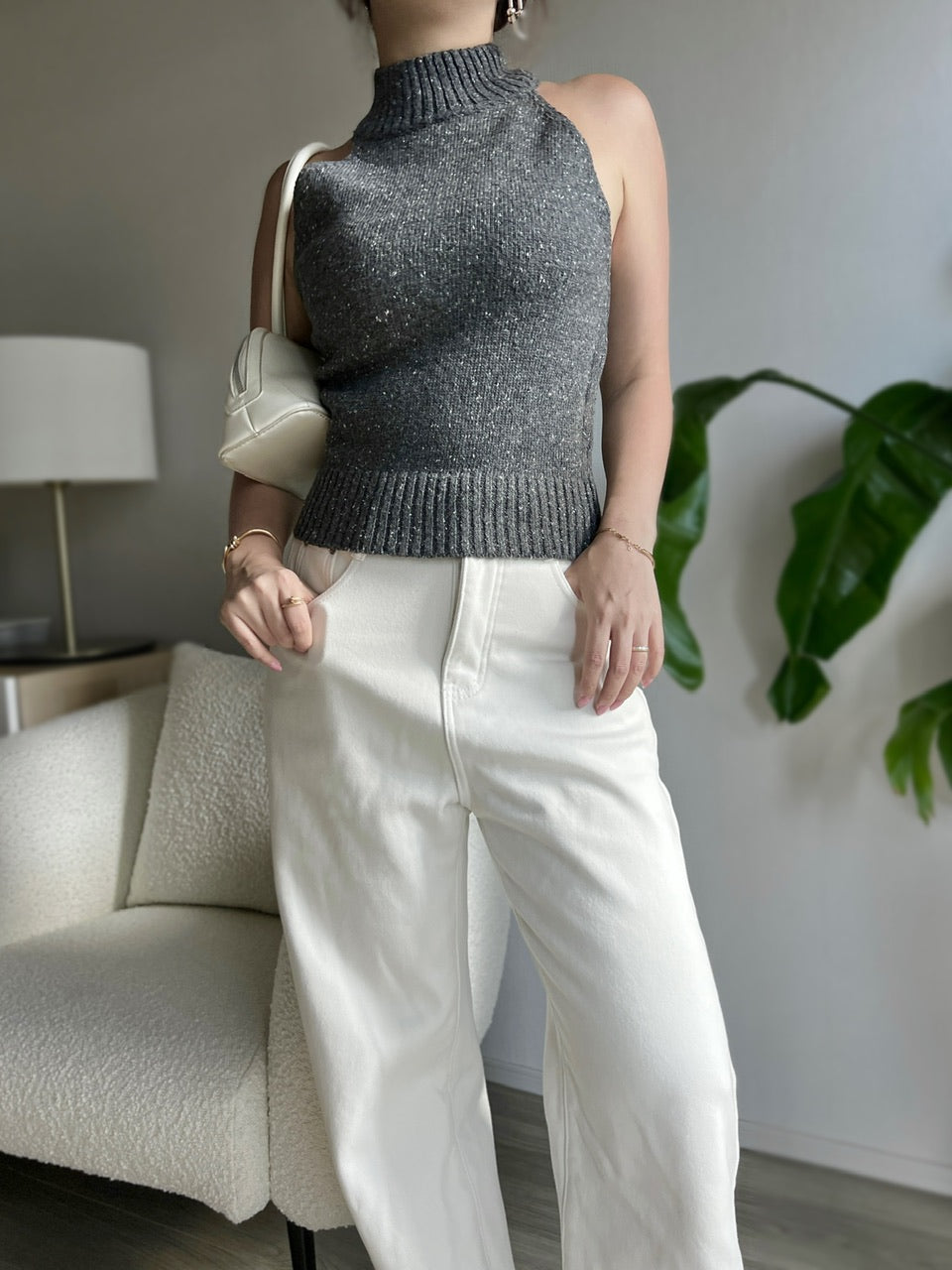 ホルターネックニット DPB56373